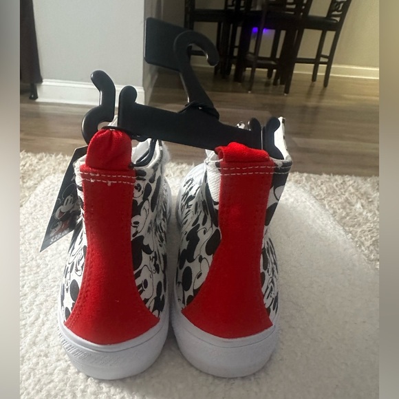 Disney women’s Mickey Mouse High-Top Lace-Up Sneaker - Picture 3 of 4